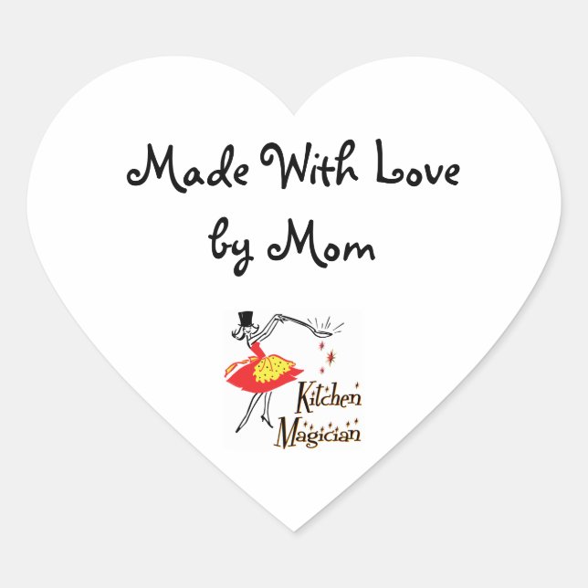Kitchen Magician Custom Retro Mom Sticker (Front)