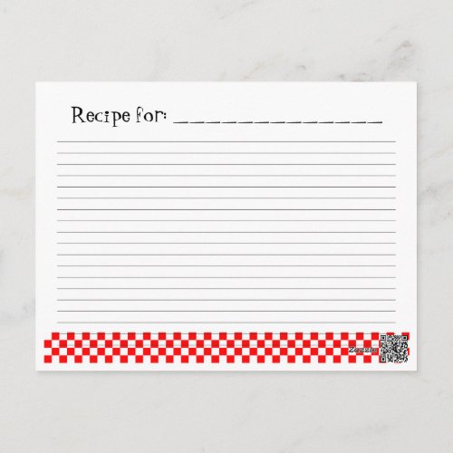 Kitchen Magician Custom Retro Recipe Card