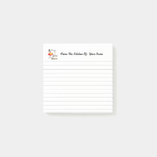 Kitchen Magician Retro Lined Post it Notes