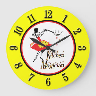 Kitchen Magician Retro Numbers Wall Clock