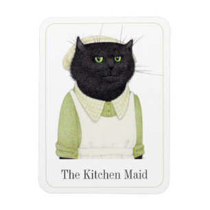 KITCHEN MAID CAT 3x4 Flexible Magnet + Text II