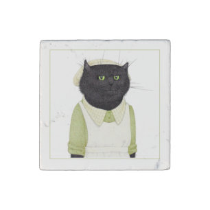 KITCHEN MAID CAT Primed Marble Stone Magnet II