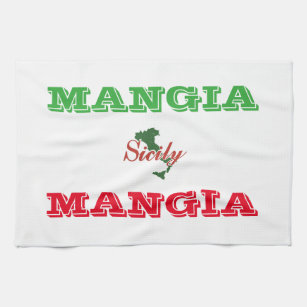 Kitchen "Mangia" Towel
