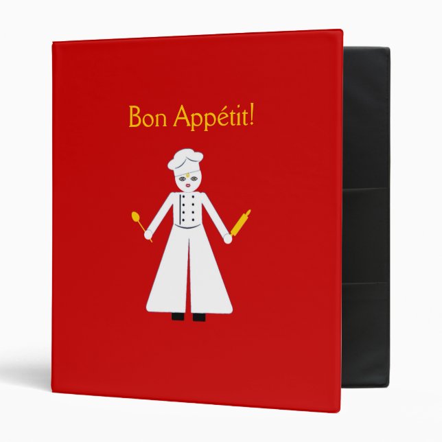 Kitchen Martzkins Chef Recipe Binder (Front/Inside)