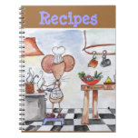 Kitchen Mouse Recipe Notebook at Zazzle