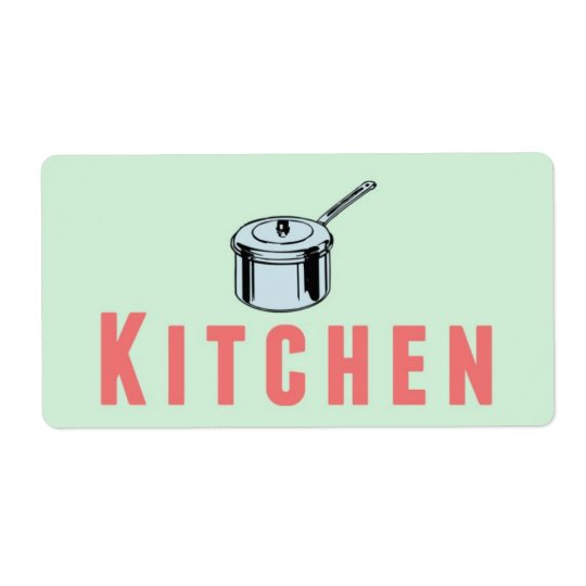Kitchen Moving Box Label Sticker