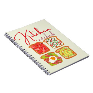 Kitchen Notebook for Home Cooking and Recipe 