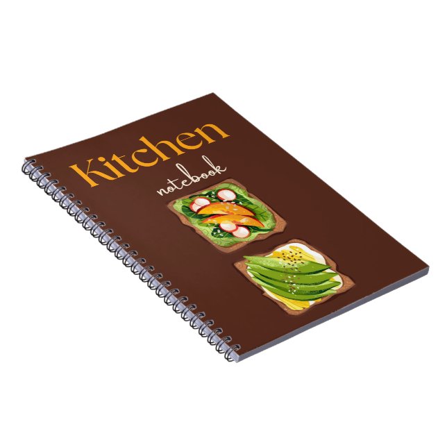 Kitchen Notebook for Recipes, Notes and Meal Plann (Right Side)