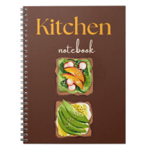 Kitchen Notebook for Recipes, Notes and Meal Plann