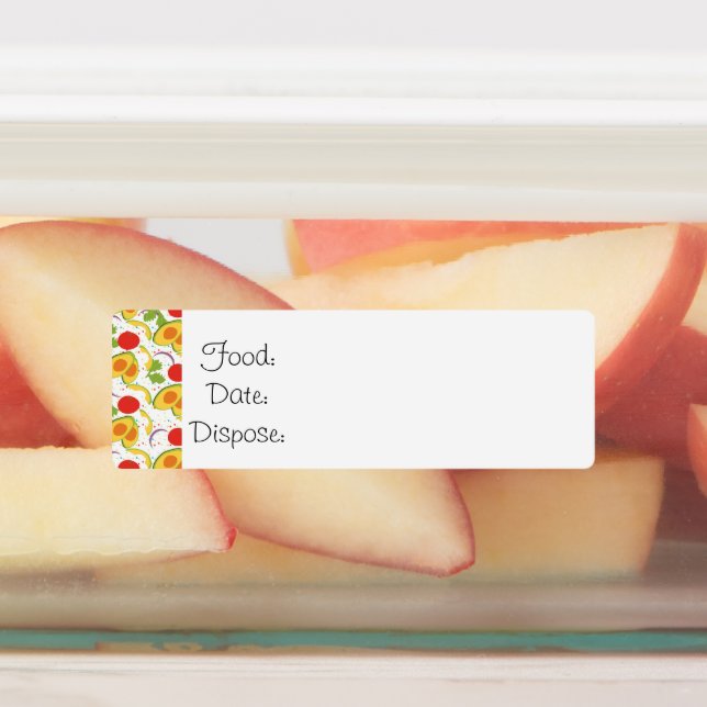 Kitchen Organization Food Labels Salad Pattern (Affixed)