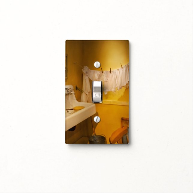 Kitchen - Our first kitchen Light Switch Cover (In Situ)
