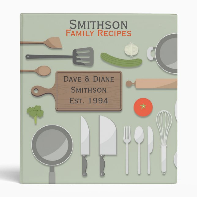 Kitchen Pantry Recipe Binder (Front)