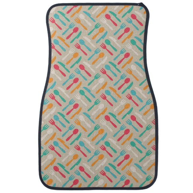 Kitchen pattern 3 car mat (Front)