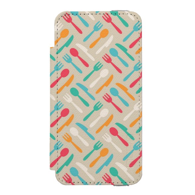 Kitchen pattern 3 incipio iPhone wallet case (Folio Front)