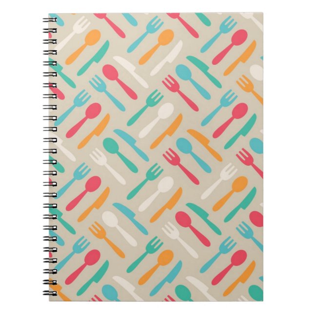 Kitchen pattern 3 notebook (Front)