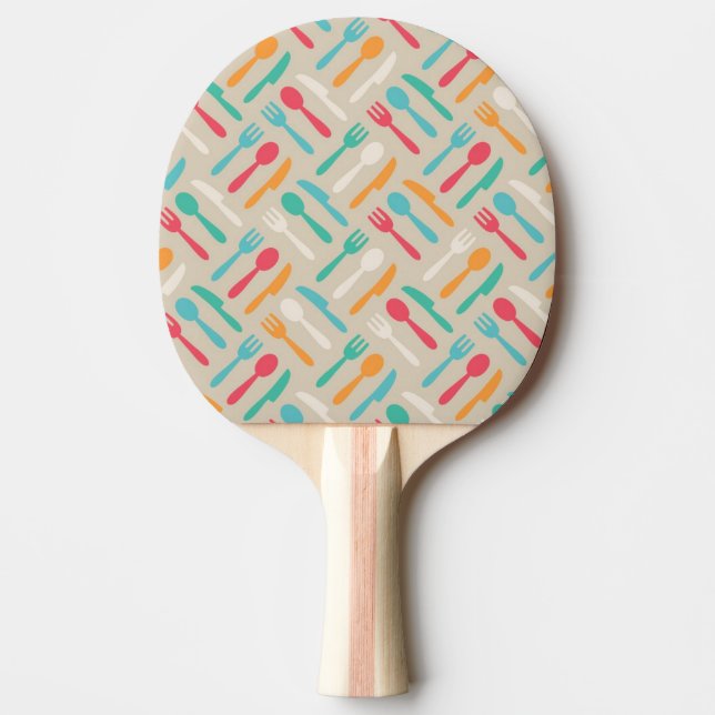 Kitchen pattern 3 Ping-Pong paddle (Front)