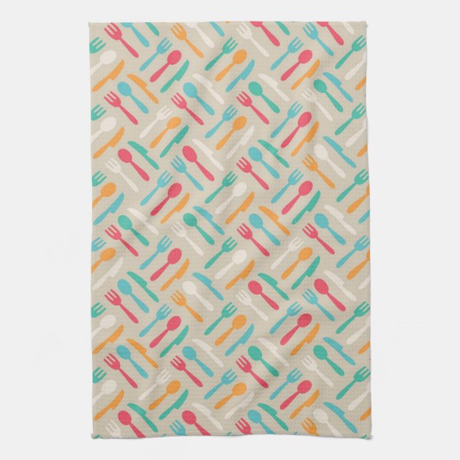 Kitchen pattern 3 towel (Vertical)