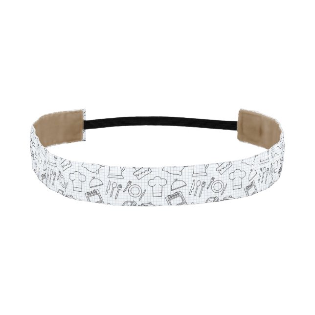 Kitchen Pattern 4 Athletic Headband (Front)