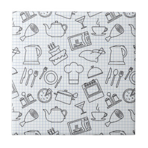 Kitchen Pattern 4 Ceramic Tile