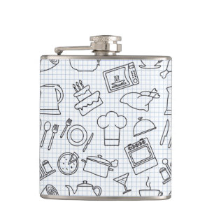 Kitchen Pattern 4 Flask