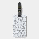 Kitchen Pattern 4 Luggage Tag