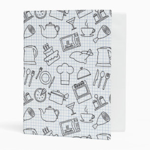 Kitchen Pattern 4 Mini Binder
