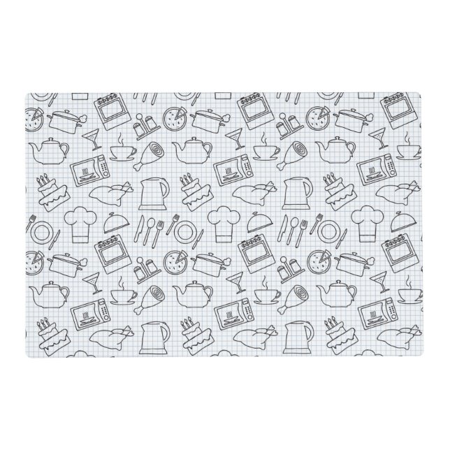 Kitchen Pattern 4 Placemat (Front)
