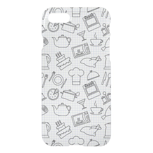 Kitchen Pattern 4 Uncommon iPhone Case (Back)