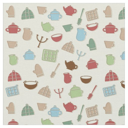 Kitchen pattern fabric