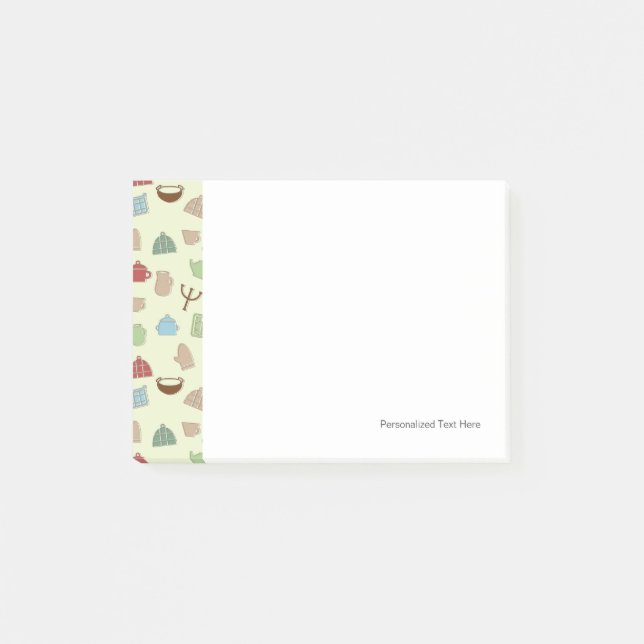 Kitchen pattern post-it notes (Front)