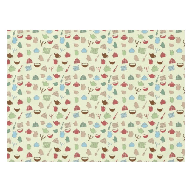 Kitchen pattern tablecloth (Front (Horizontal))