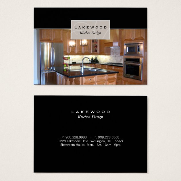 Kitchen Photo Business Card Zazzle   Kitchen Photo Business Card R189acbee50c143c9a0964815aafa11ef K004j 630 