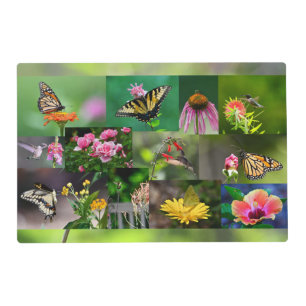 Kitchen Placemat Garden Collage