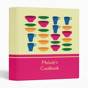 Kitchen Plates and Cups Avery Binder