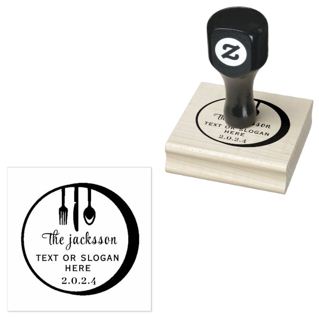 Kitchen  rubber stamp (Stamped)