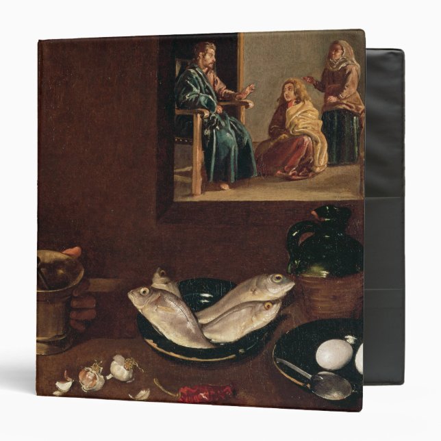Kitchen Scene with Christ Binder (Front/Inside)