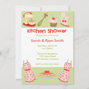 Kitchen Shower Invitation