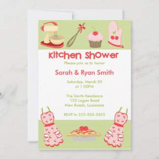Kitchen Shower Invitation
