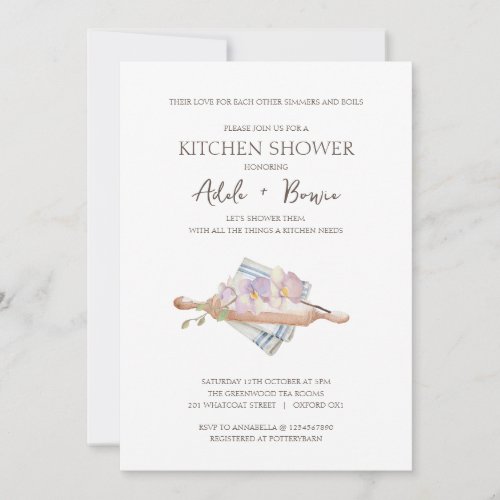 Kitchen Shower Invitation