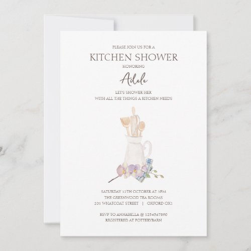 Kitchen Shower Invitation