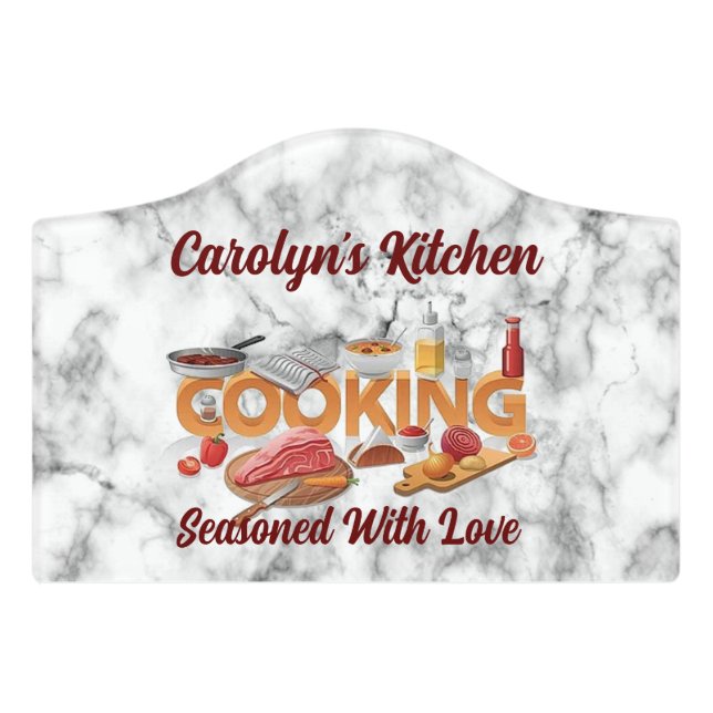 Kitchen Sign (Small Crest Front)