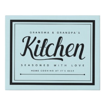 Kitchen Sign (customizable) by TheKPlace at Zazzle