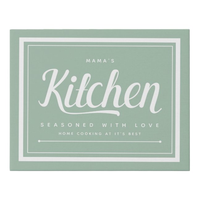 Kitchen Sign (customizable) (Front)