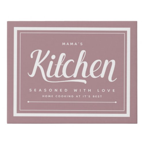 Kitchen Sign customizable