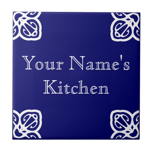 Kitchen Sign Template Spanish Tile