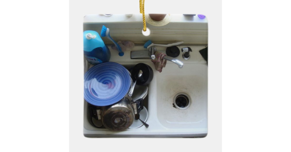 Kitchen Sink Ceramic Ornament Zazzle