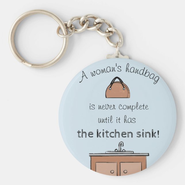 Kitchen Sink Keychain (Front)