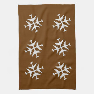 Kitchen Snowflakes Towel