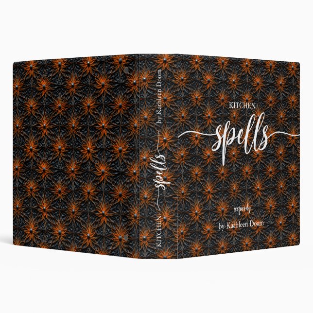 Kitchen Spells Witches Recipes 3 Ring Binder (Background)