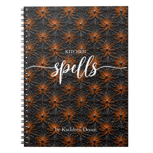 Kitchen Spells Witches Recipes Notebook (Front)